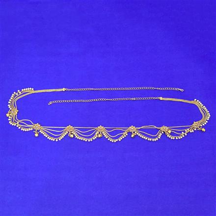 Antique Moti Belt With Gold Plating