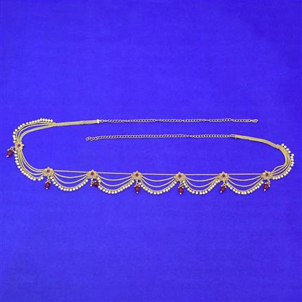 Antique Moti Belt With Gold Plating