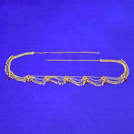Antique Moti Belt With Gold Plating