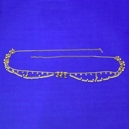 Antique Moti Belt With Gold Plating