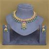 Antique Temple Necklace With Matte Gold Plating