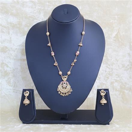 Antique Classic Pendant Set With Gold Plating