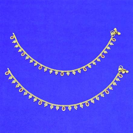 Antique Classic Payal With Gold Plating