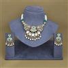 Antique Classic Necklace With Mehndi Plating