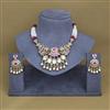 Antique Classic Necklace With Mehndi Plating