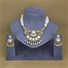 Antique Classic Necklace With Mehndi Plating