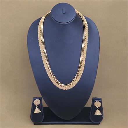 Antique Long Necklace With Gold Plating