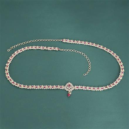 Antique Classic Belt With Mehndi Plating