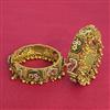 Antique Openable Bangles With Matte Gold Plating