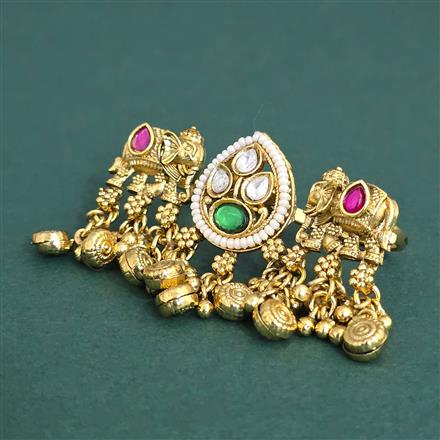 Antique Adjustable Ring With Gold Plating
