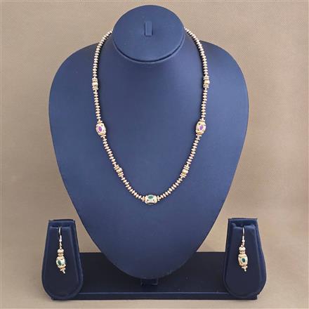 Antique Mala Necklace With Gold Plating