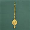 Antique Plain Gold Tikka With Gold Plating