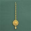 Antique Plain Gold Tikka With Gold Plating