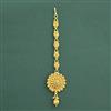 Antique Plain Gold Tikka With Gold Plating