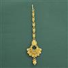 Antique Plain Gold Tikka With Gold Plating