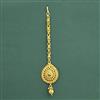 Antique Plain Gold Tikka With Gold Plating