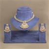 Antique Classic Necklace With Matte Gold Plating