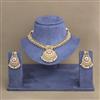 Antique Classic Necklace With Matte Gold Plating