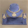 Antique Classic Necklace With Matte Gold Plating