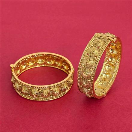 Antique Openable Bangles With Gold Plating