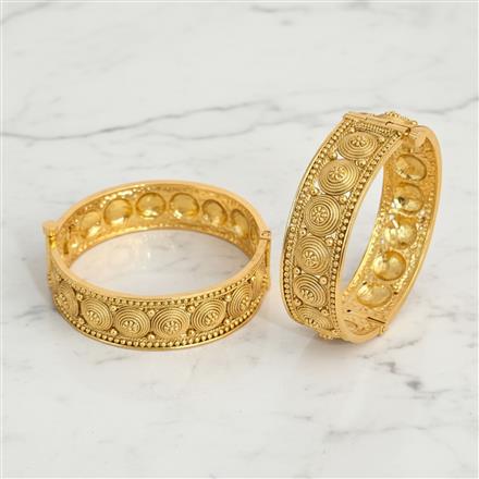 Antique Openable Bangles With Gold Plating
