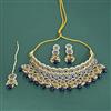 Antique Classic Necklace With Mehndi Plating