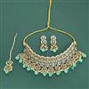Antique Classic Necklace With Mehndi Plating