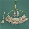 Antique Classic Necklace With Mehndi Plating
