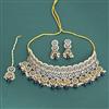 Antique Classic Necklace With Mehndi Plating