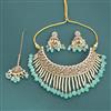 Antique Classic Necklace With Mehndi Plating