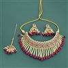 Antique Classic Necklace With Mehndi Plating