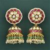 Antique Jhumki With Matte Gold Plating