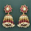 Antique Jhumki With Matte Gold Plating