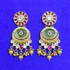 Antique Classic Earring With Matte Gold Plating