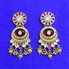 Antique Classic Earring With Matte Gold Plating