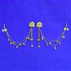 Antique Classic Earring With Matte Gold Plating