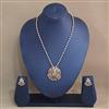 Antique Temple Pendant Set With Gold Plating
