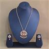Antique Temple Pendant Set With Gold Plating