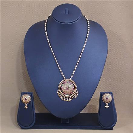 Antique Classic Pendant Set With Gold Plating