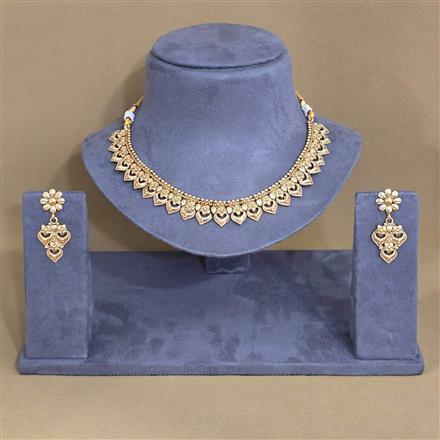 Antique Delicate Necklace With Gold Plating