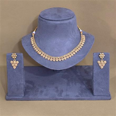 Antique Delicate Necklace With Gold Plating