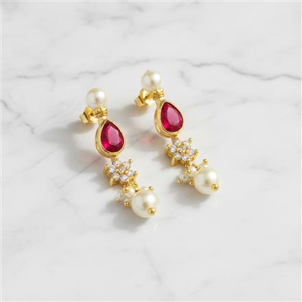 Antique Moti Earring With Gold Plating