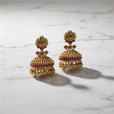 Antique Jhumki With Gold Plating
