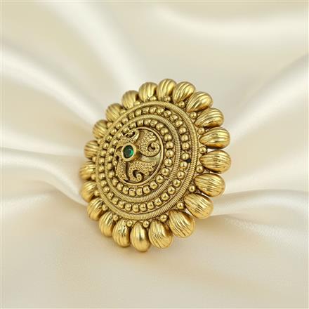 Antique Adjustable Ring With Gold Plating