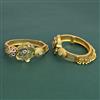Antique Openable Bangles With Matte Gold Plating