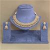 Antique Classic Necklace With Matte Gold Plating