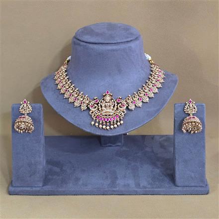 Antique Temple Necklace With Gold Plating