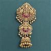 Antique Temple Hair Brooch With Gold Plating