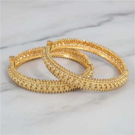 Antique Openable Bangles With Gold Plating