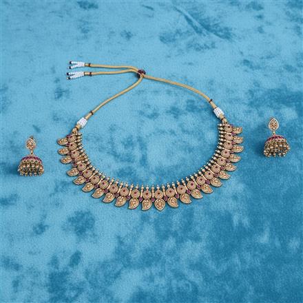 Antique Classic Necklace With Gold Plating